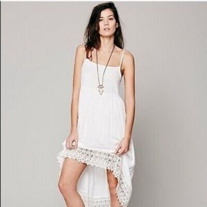 Free People Strappy Crochet Dress